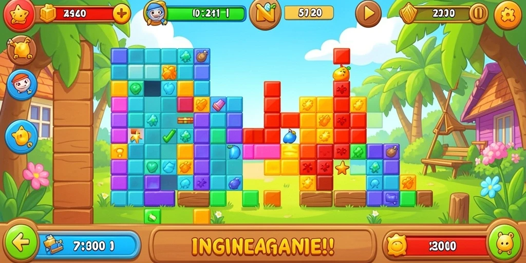 Level menantang dengan rintangan seru