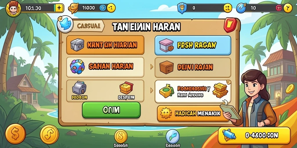 Grafis yang memukau dan penuh warna.