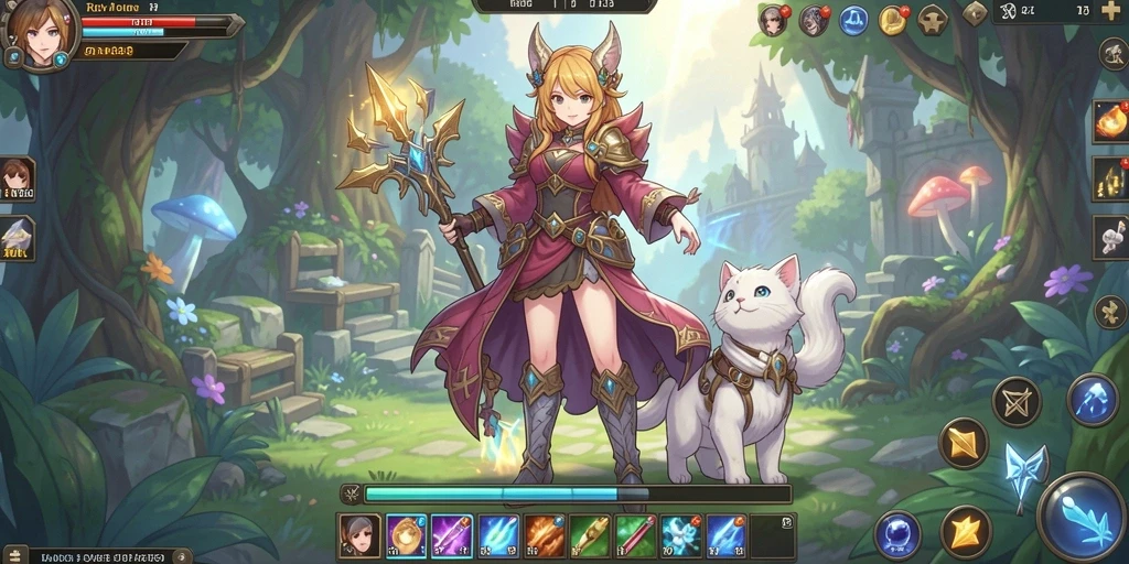 Screenshot memperlihatkan salah satu level menantang.