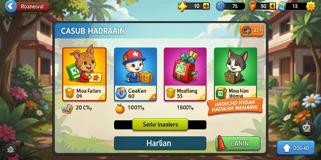 Mode multiplayer yang memungkinkan kerjasama tim.