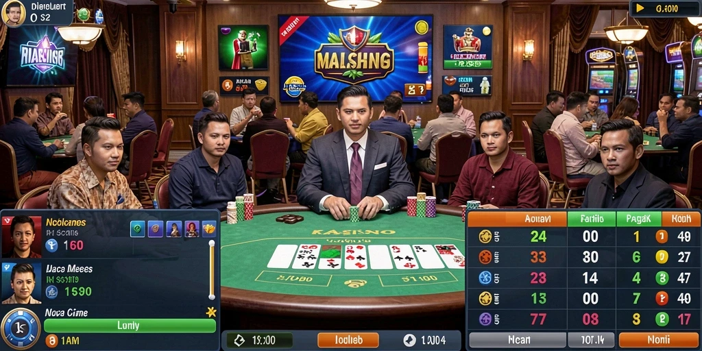 Fitur turnamen dengan hadiah menarik ditampilkan.
