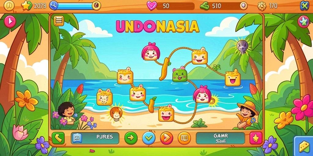 Screenshot karakter dengan grafik yang memukau.