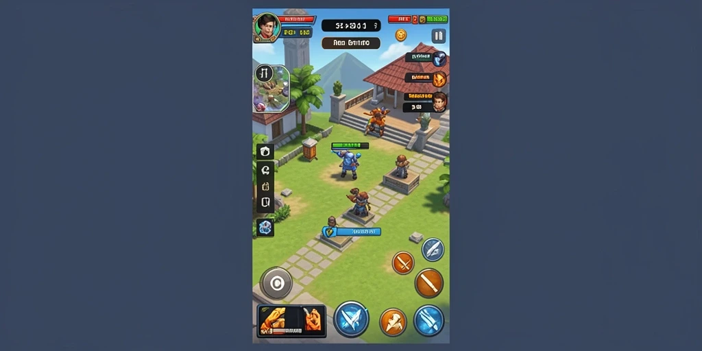 Visual menakjubkan dari salah satu level menantang.